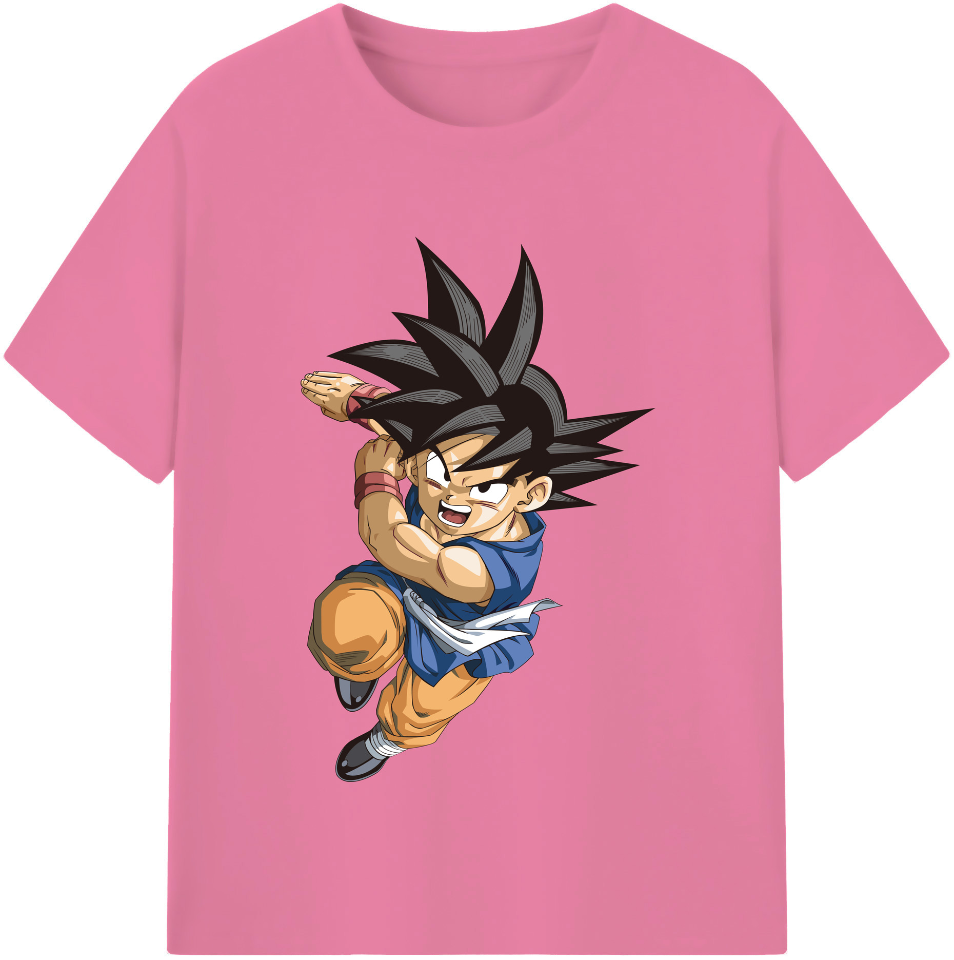 （画像用） ドラゴンボール 孫悟空（そん ごくう）Son Goku カカロット DRAGON BALL Kakarotto 綿100％半袖Tシャツ（フロントプリント）